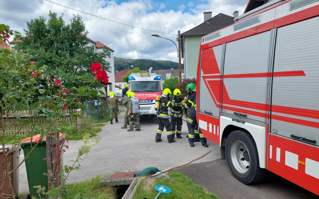 Übung Brandeinsatz