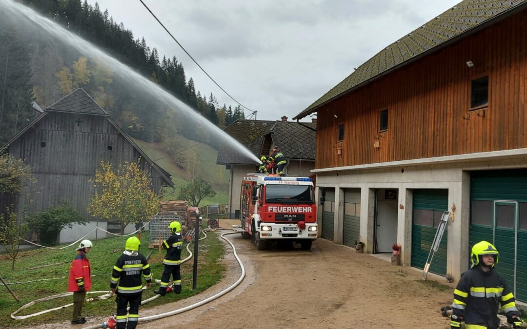 Abschlussübung Wirtschaftsgebäudebrand