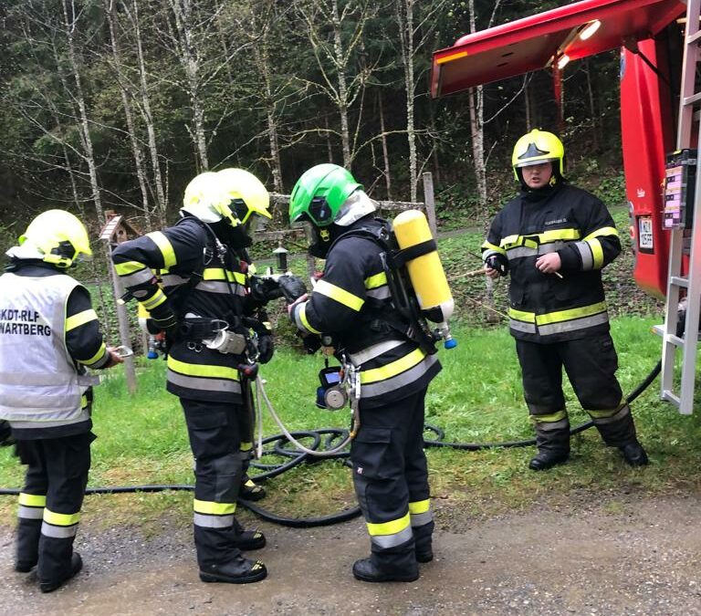 Übung Brandeinsatz Scheibsgraben