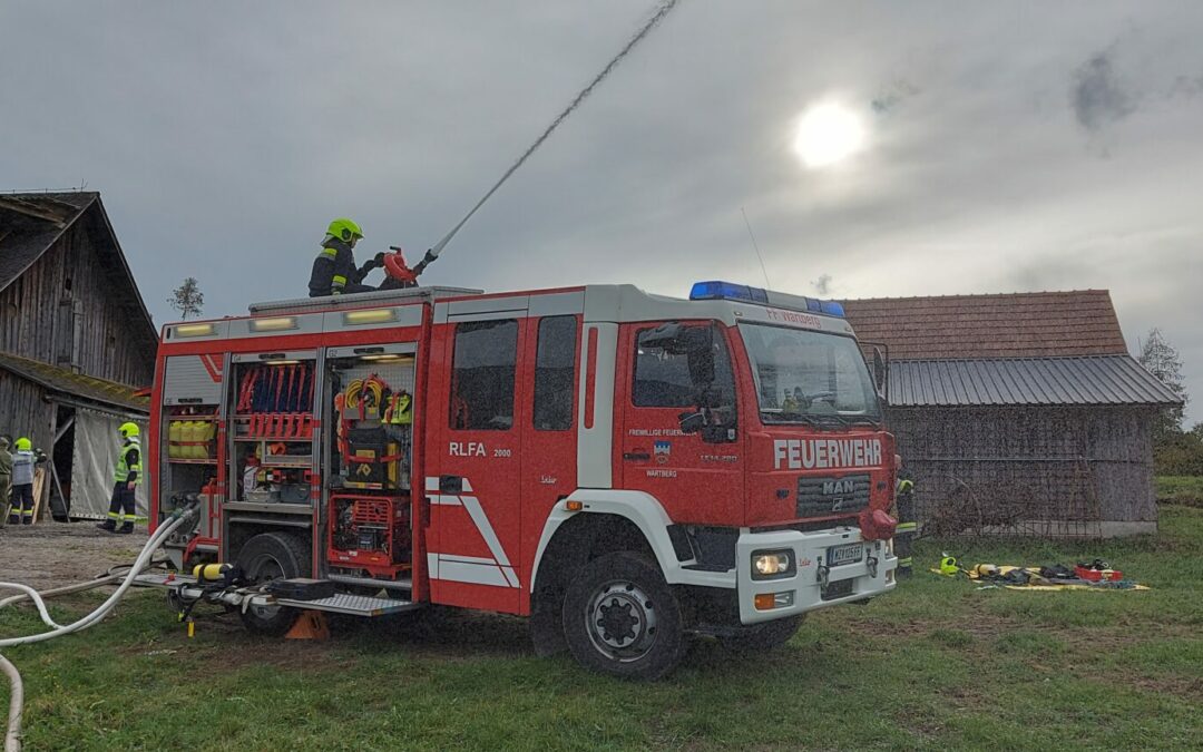 Abschlussübung Wirtschaftsgebäudebrand