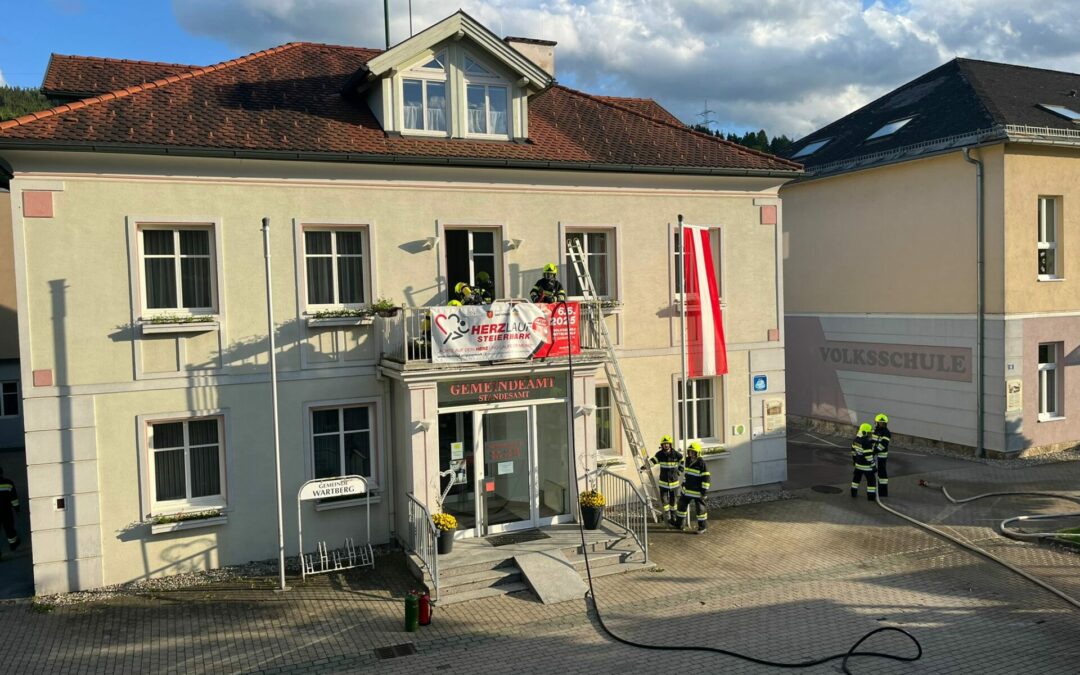 Gesamtübung Brandeinsatz