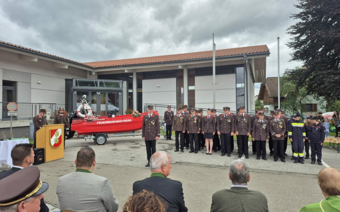 Neues Einsatzboot für die Feuerwehr Wartberg
