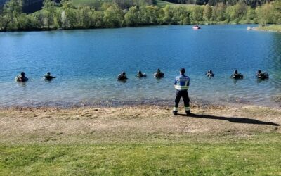 Wasserdienstübung am Freizeitssee Krieglach