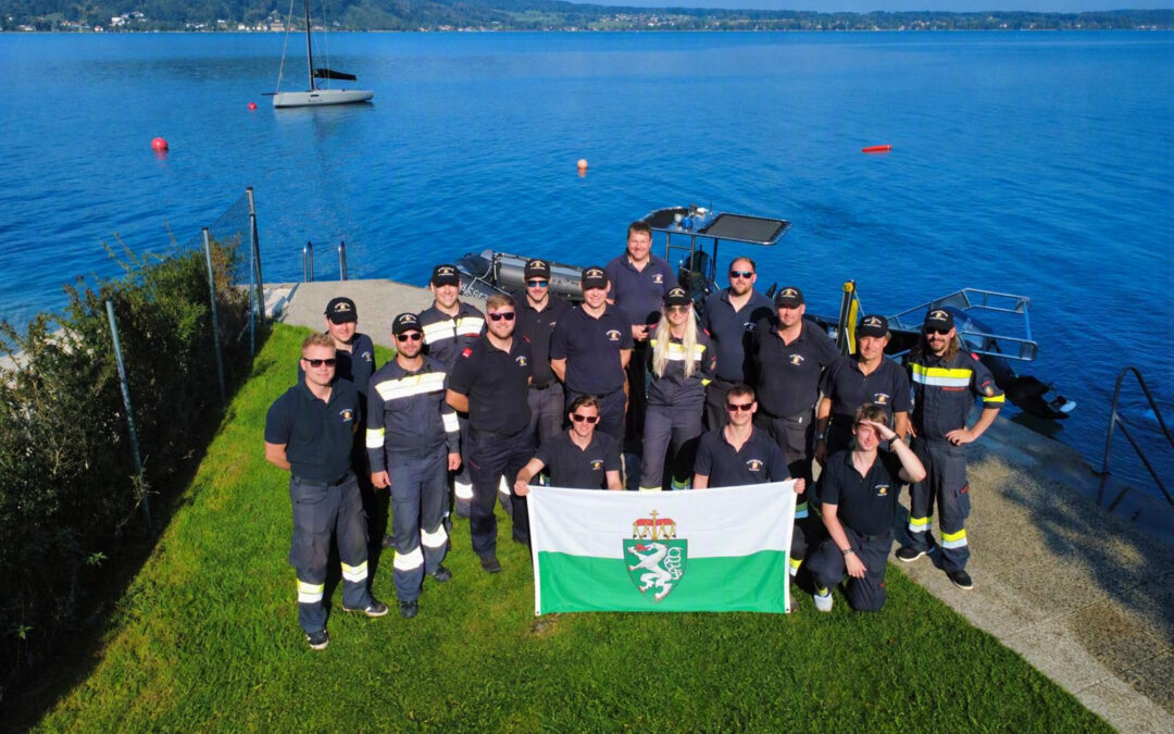 Boots- und Taucherlager am Attersee